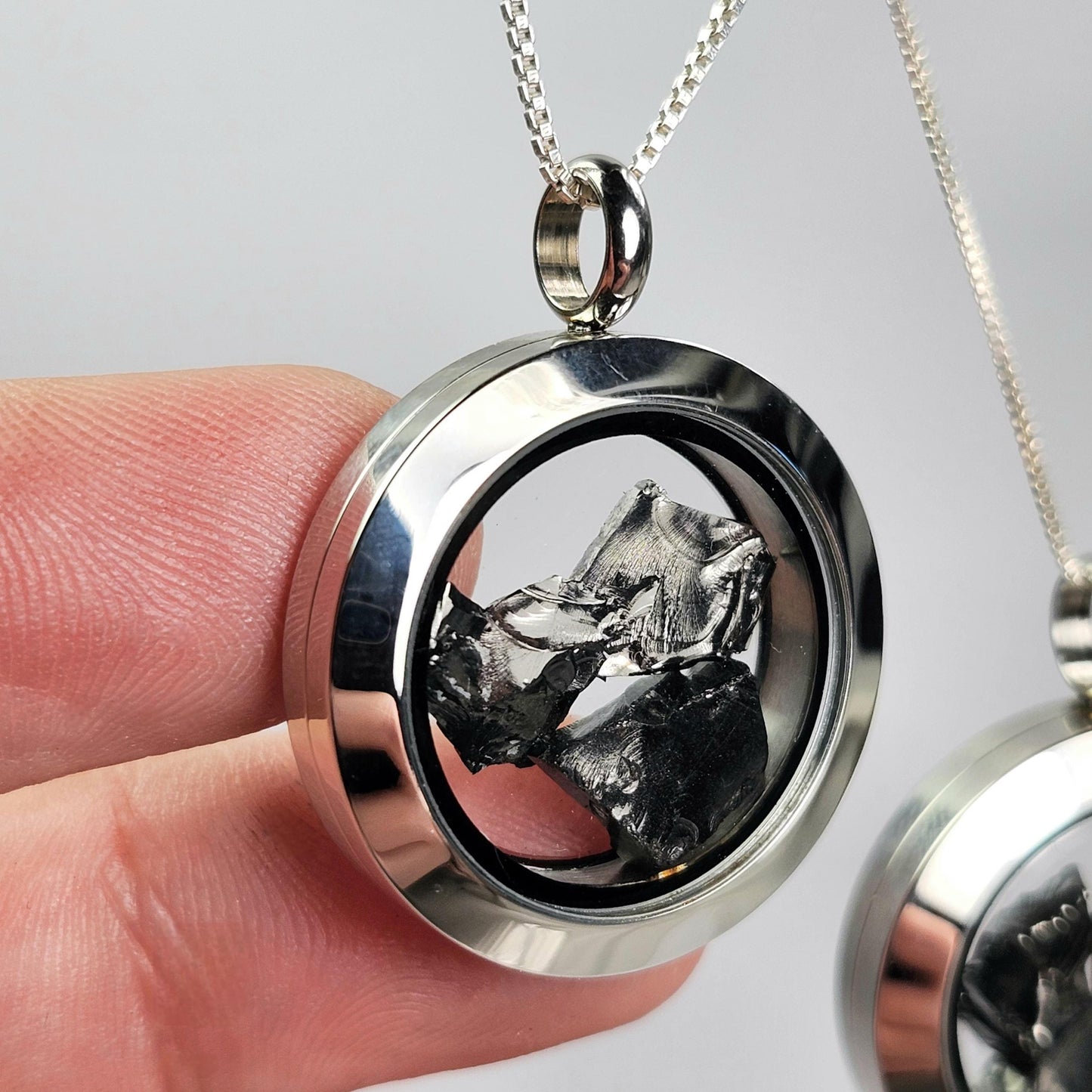 Shungite Pendant, Noble Elite Shungite Crystal Necklace