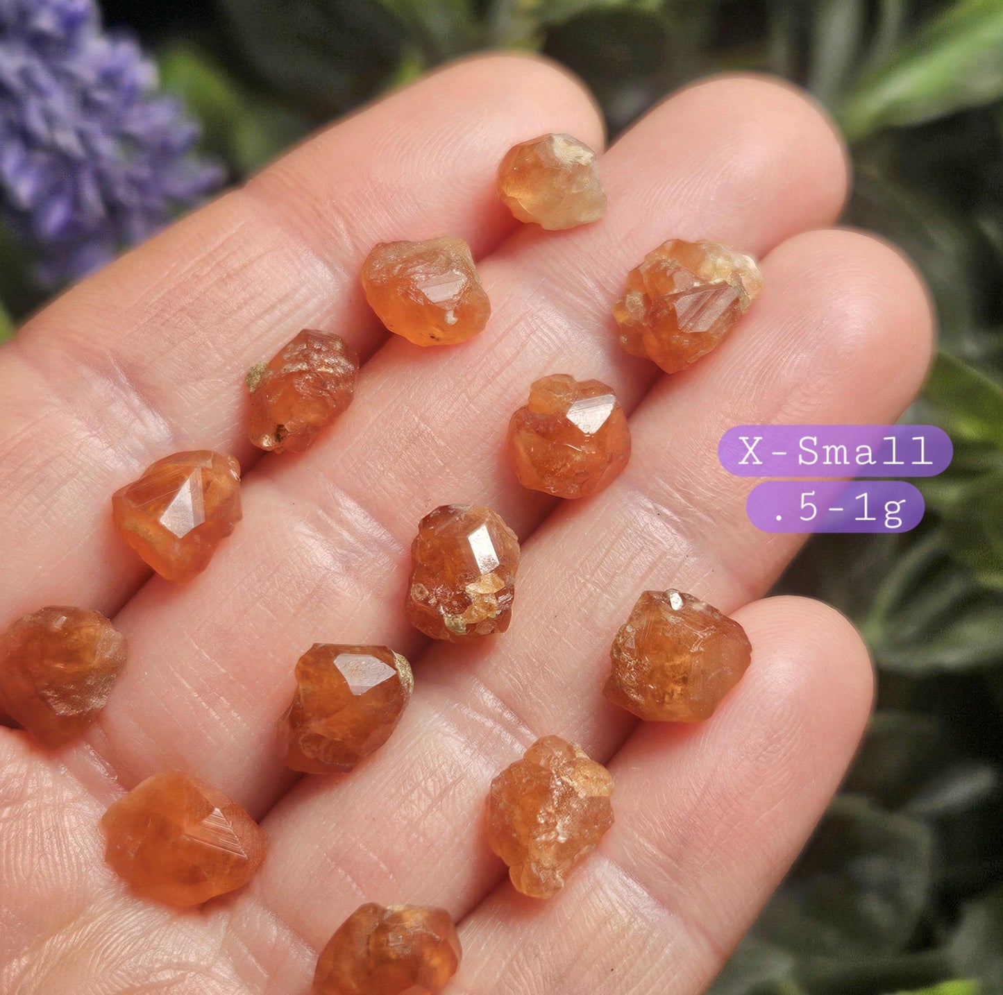 Spessartine Garnet Crystal, Raw Naturally Terminated Orange Garnet Specimen