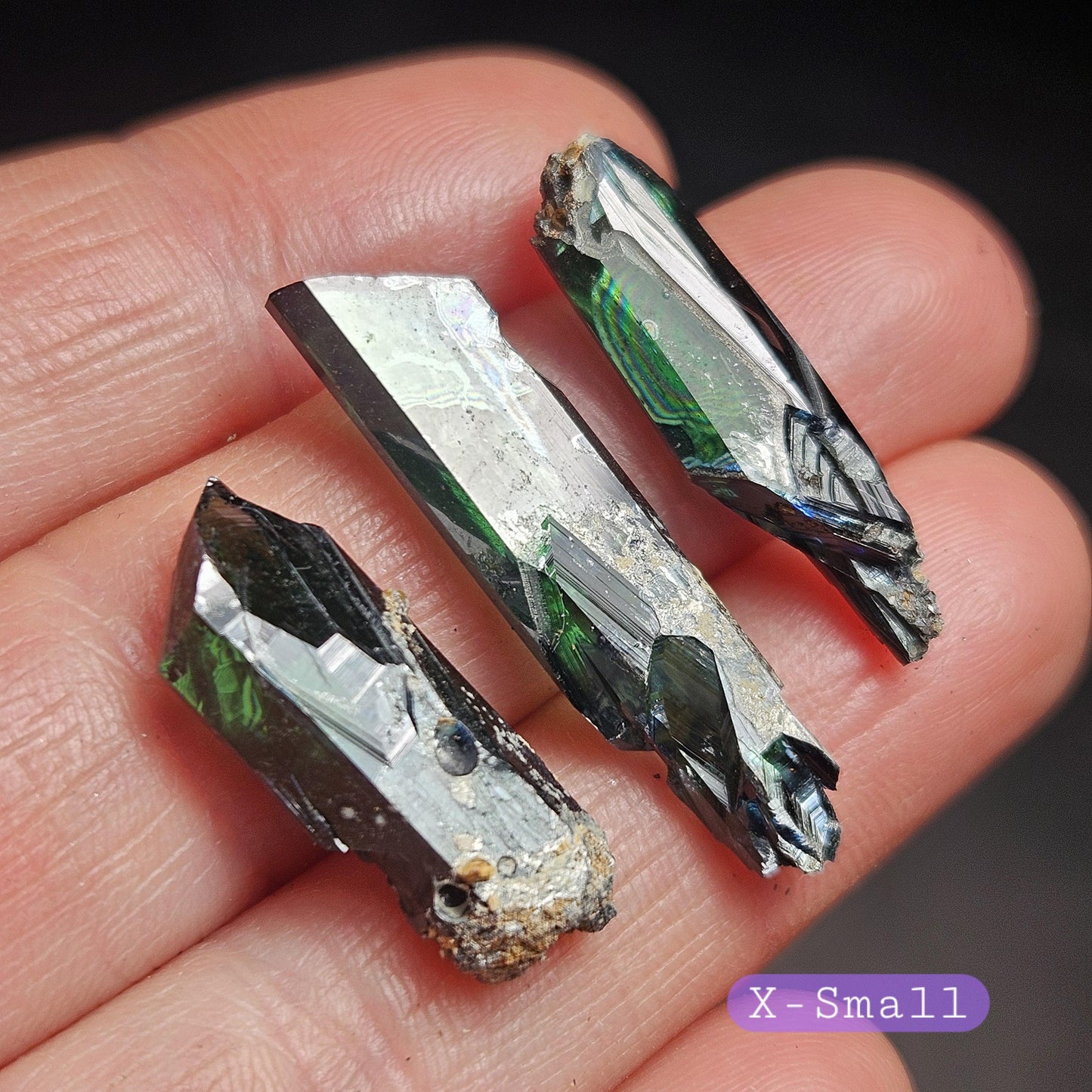 Terminated Vivianite Crystal, High