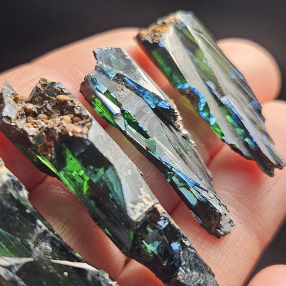 Terminated Vivianite Crystal, High