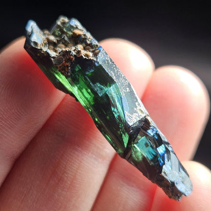 Terminated Vivianite Crystal, High