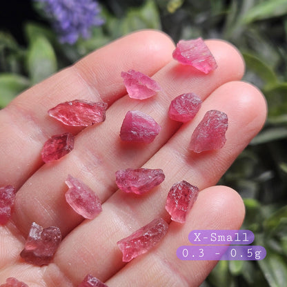 Pink Tourmaline, Raw Crystal from Brazil, Natural Raspberry Pink Tourmaline Specimen