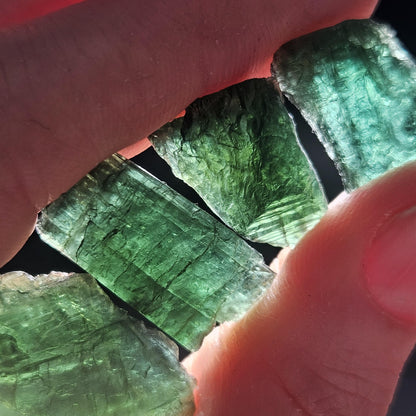 Chrome Green Tourmaline Crystal, Raw Natural Tourmaline from Brazil, Gem Quality Specimen