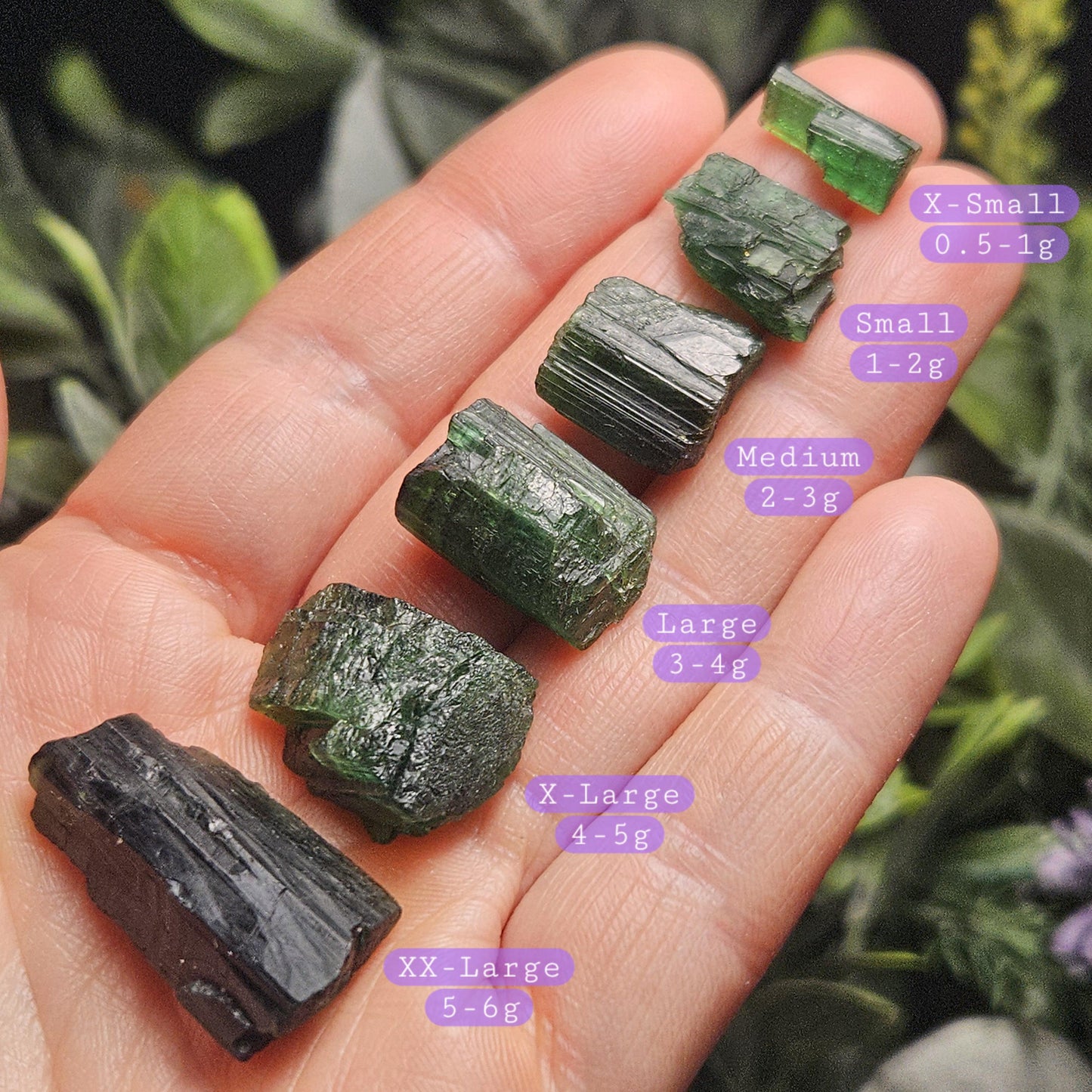 Chrome Green Tourmaline Crystal, Raw Natural Tourmaline from Brazil, Gem Quality Specimen