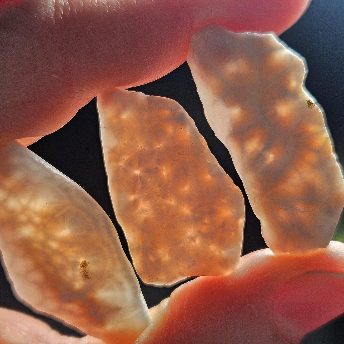 Pink Natrolite Crystal, (.75