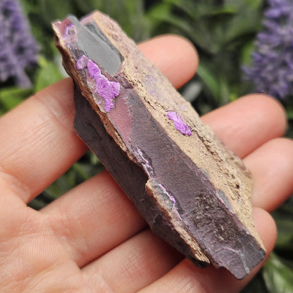 Fibrous Sugilite Specimen 75.95g, Raw South African Sugilite Crystal
