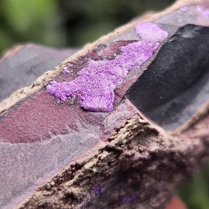 Fibrous Sugilite Specimen 75.95g, Raw South African Sugilite Crystal