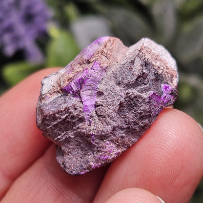 Raw Fibrous Sugilite Specimen 8.11g, Sugilite Crystal from South Africa