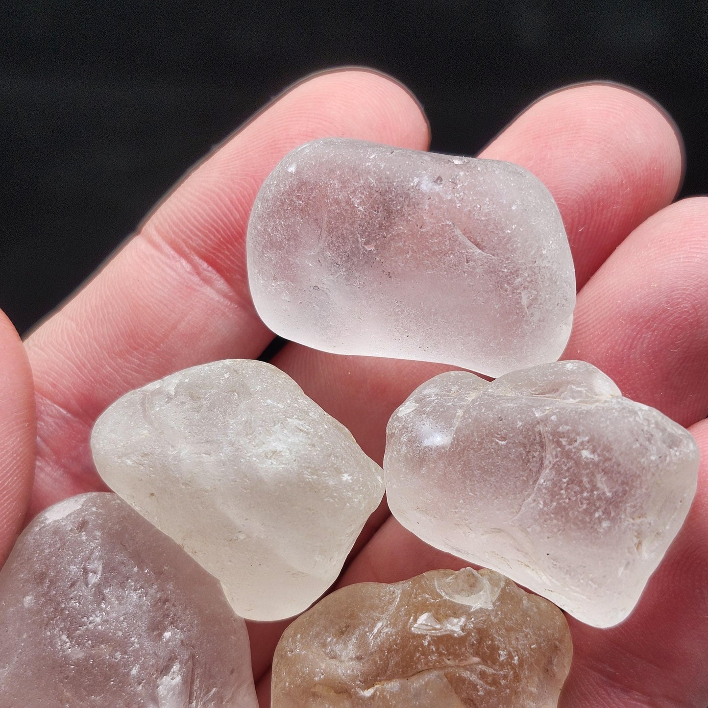 XL Frosted Topaz Crystal, Nigerian Raw Topaz Specimen