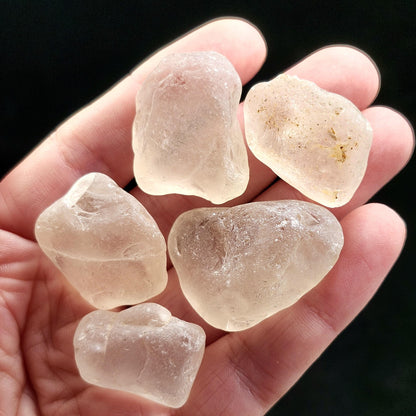 XL Frosted Topaz Crystal, Nigerian Raw Topaz Specimen