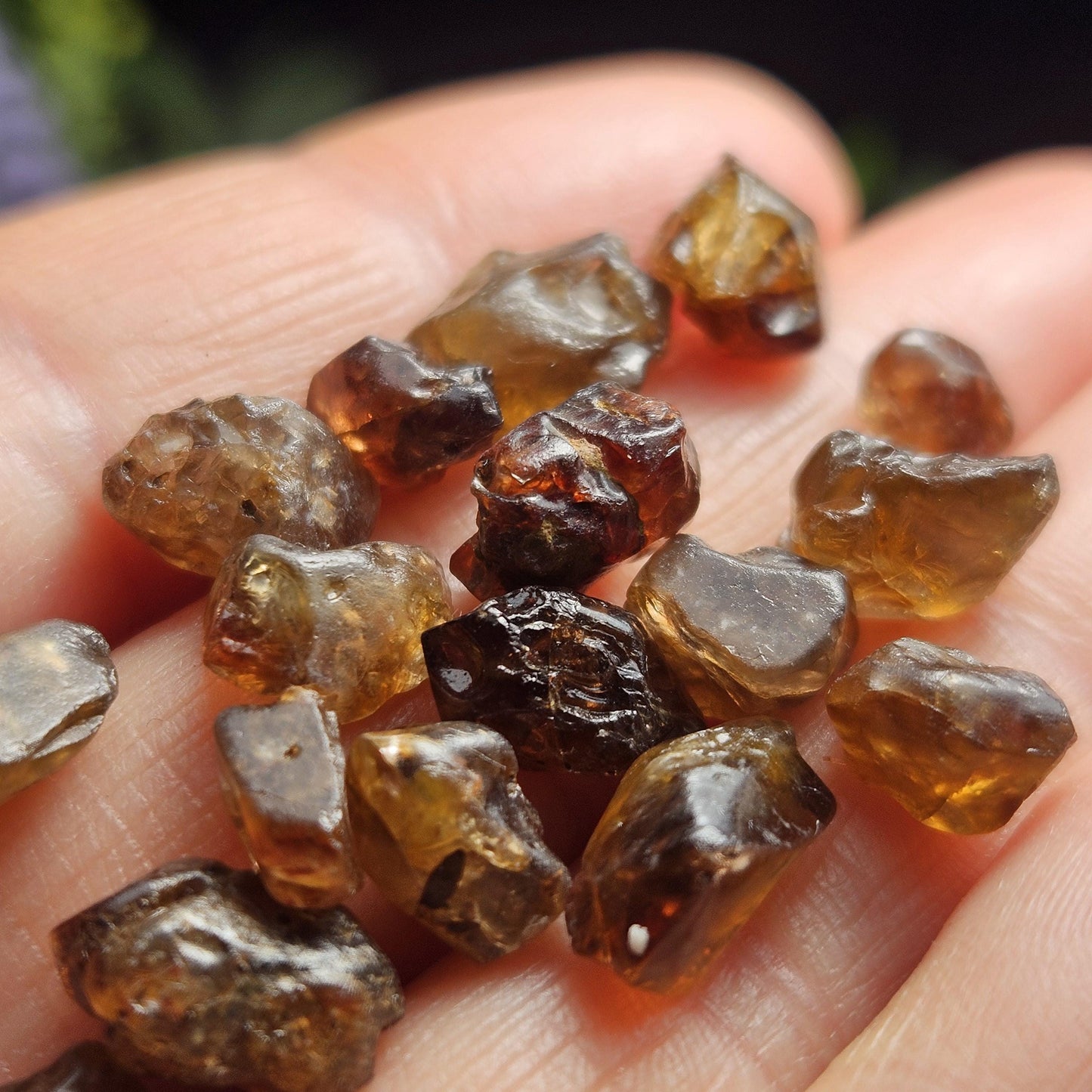 Champagne Zircon Crystal from Nigeria, Alluvial River