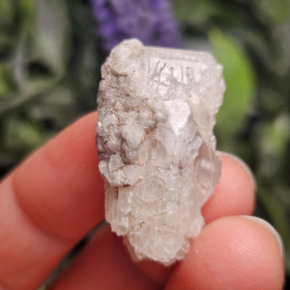 Sugar Danburite Crystal Specimen: Raw Mexican Danburite with Quartz Druzy