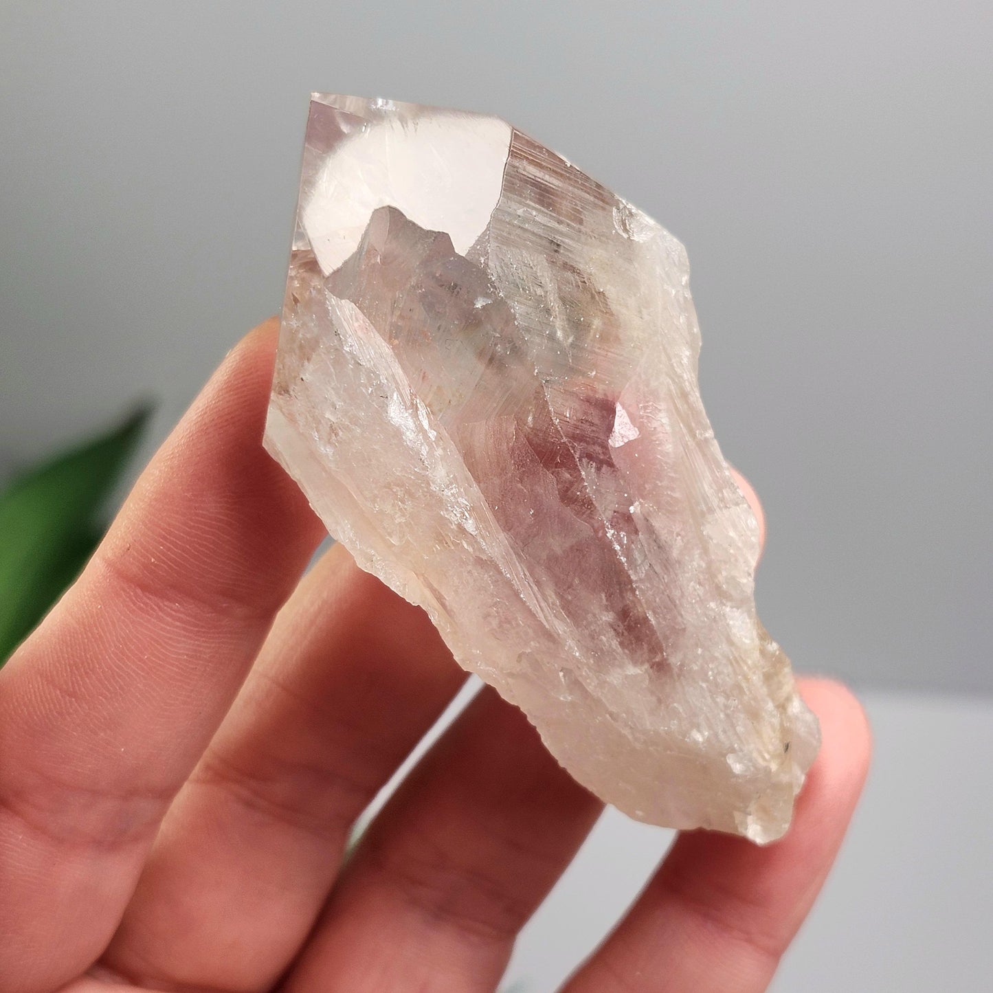 UV Phantom Powellite Amethyst 58g, Bahia Brazil Crystal