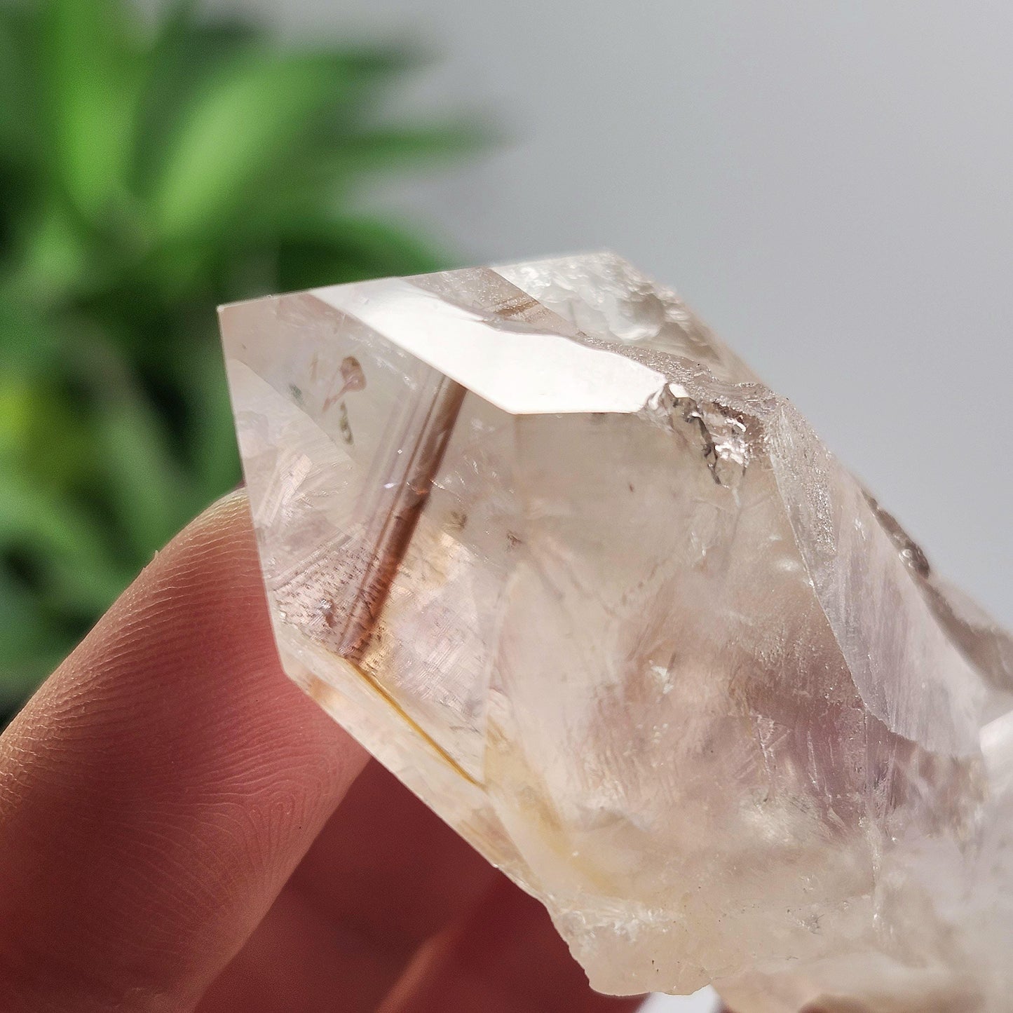 UV Phantom Powellite Amethyst 58g, Bahia Brazil Crystal