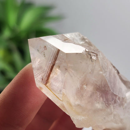 UV Phantom Powellite Amethyst 58g, Bahia Brazil Crystal