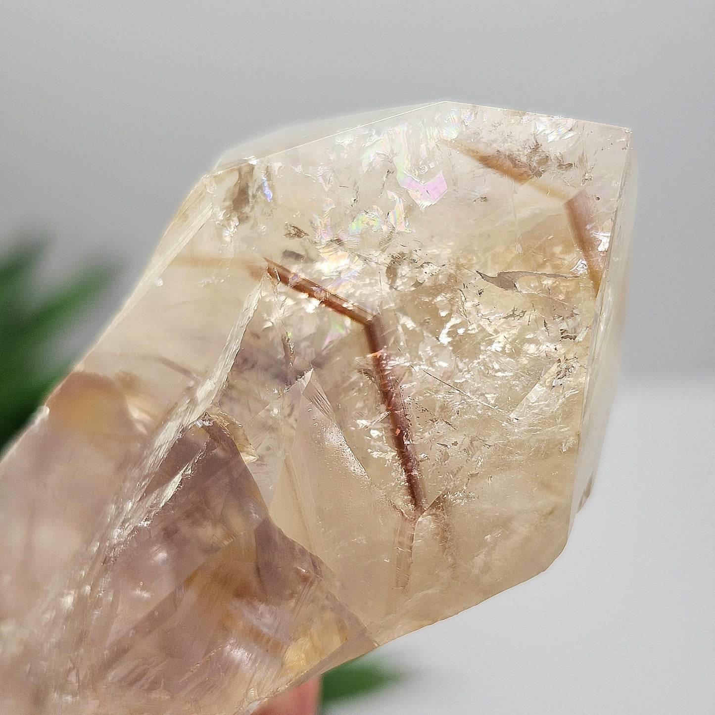 UV Phantom Amethyst Crystal 103g, Ultraviolet Phantom Quartz Specimen