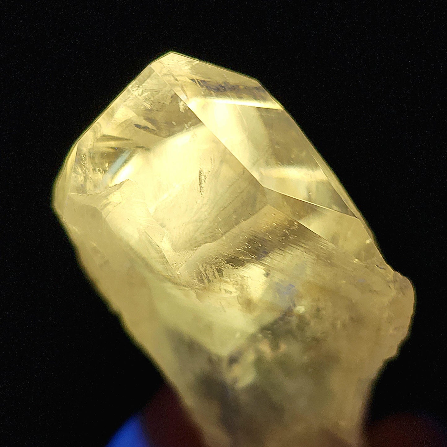 UV Phantom Powellite Amethyst 58g, Bahia Brazil Crystal