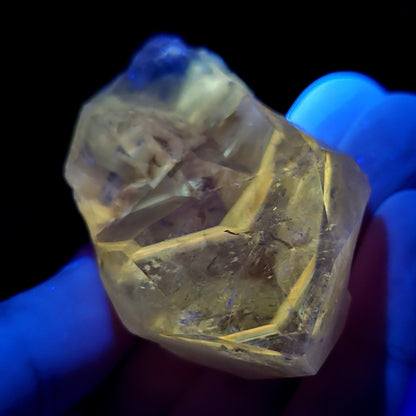 UV Phantom Amethyst Crystal 103g, Ultraviolet Phantom Quartz Specimen