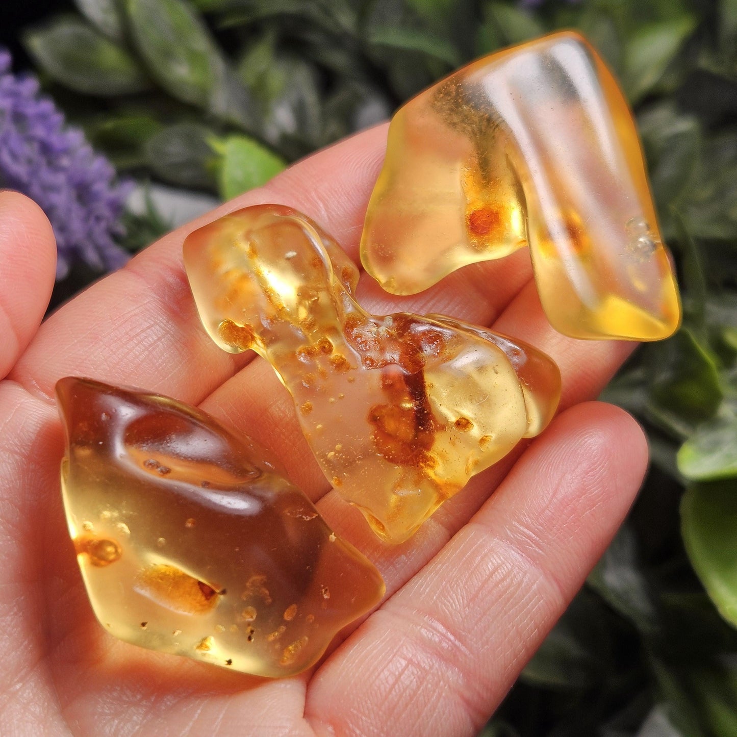 Amber Crystal Specimen, Choose Your Size