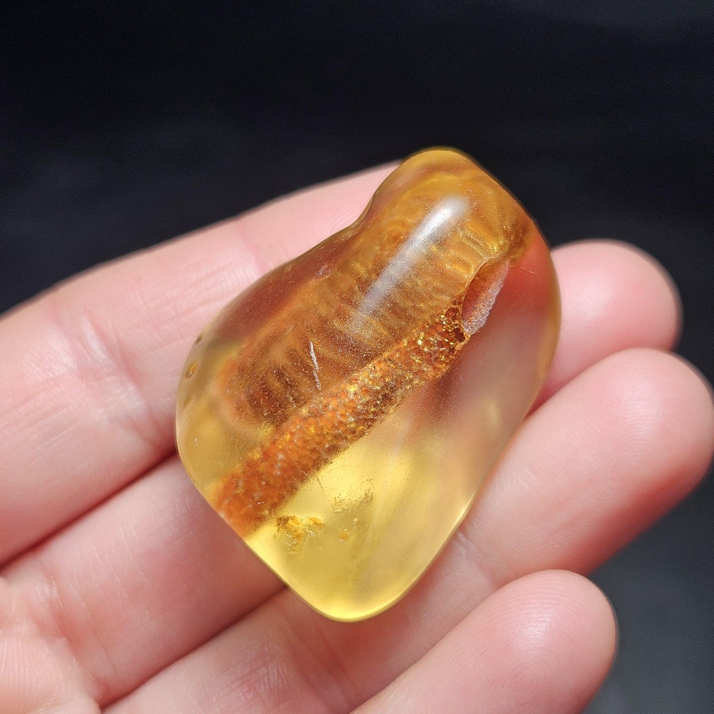 Amber Crystal Specimen, Choose Your Size