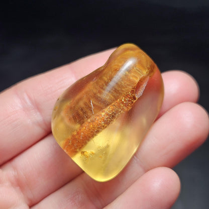Amber Crystal Specimen, Choose Your Size