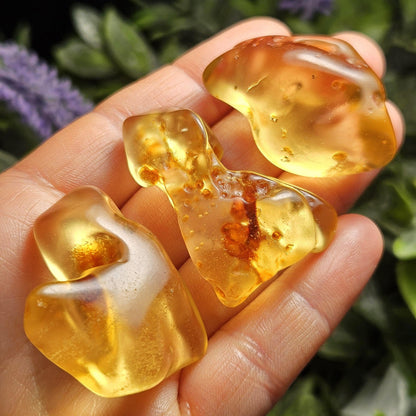 Amber Crystal Specimen, Choose Your Size