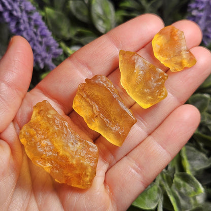 Raw Amber Stone Specimen, Amber Crystal from Colombia