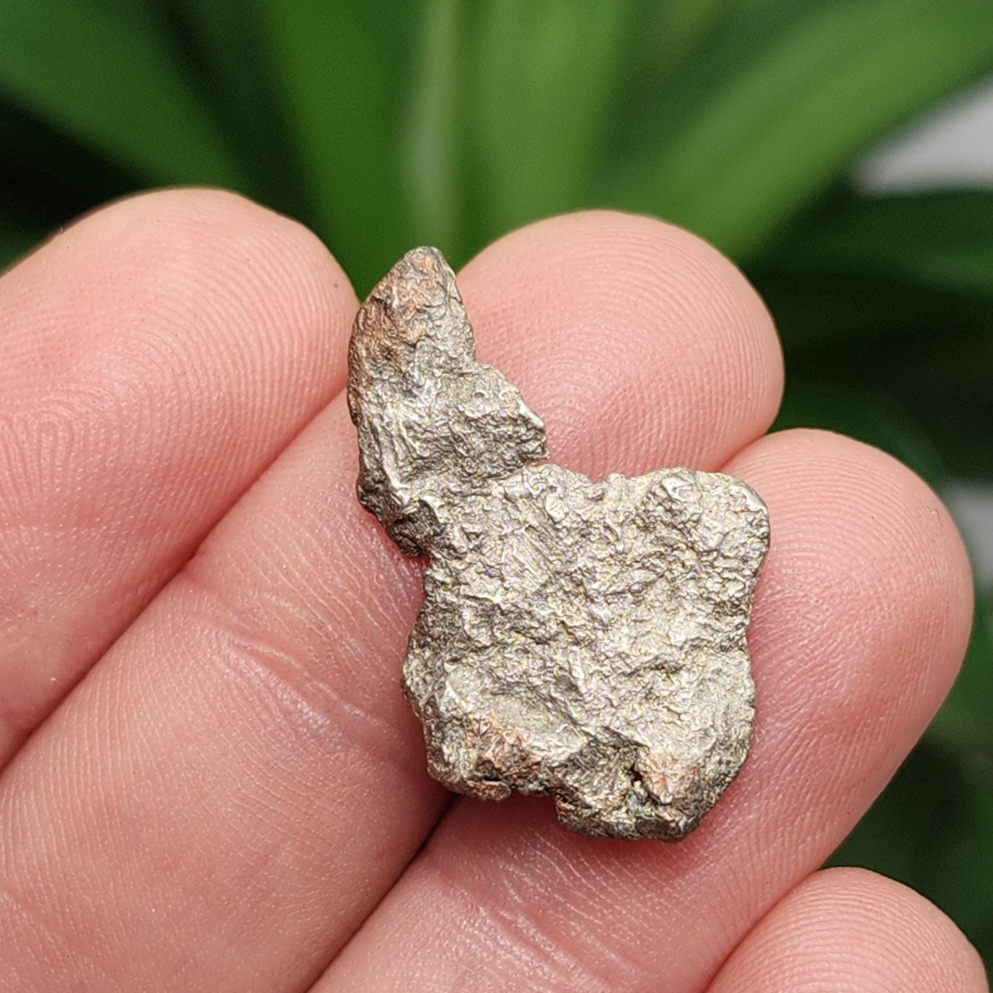 Native Silver Nugget 4g with Natural HOLE, Michigan "Halfbreed" Silver Ore