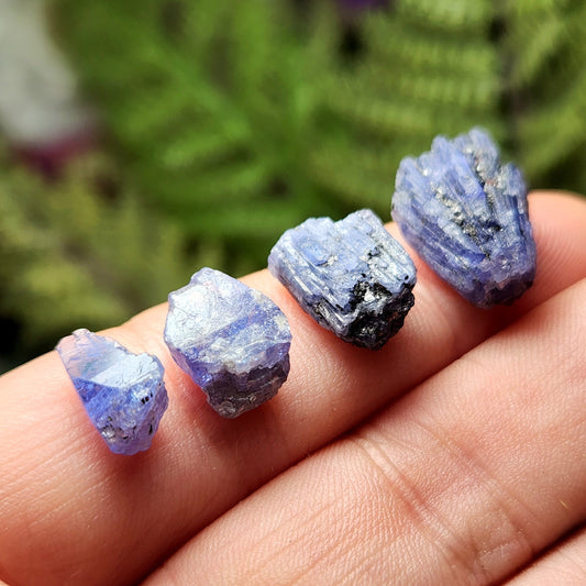 Raw Tanzanite Crystal, Natural Purple Tanzanite Specimen