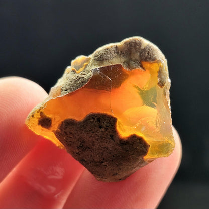 Raw Opal Specimen 5.58g, Welo Opal Crystal from Ethiopia