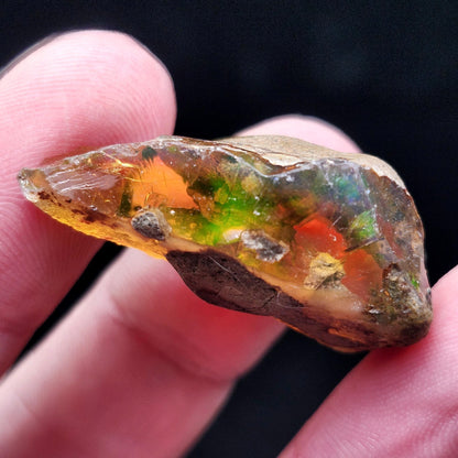 Raw Ethiopian Opal Specimen 7.8g, Welo Opal Crystal