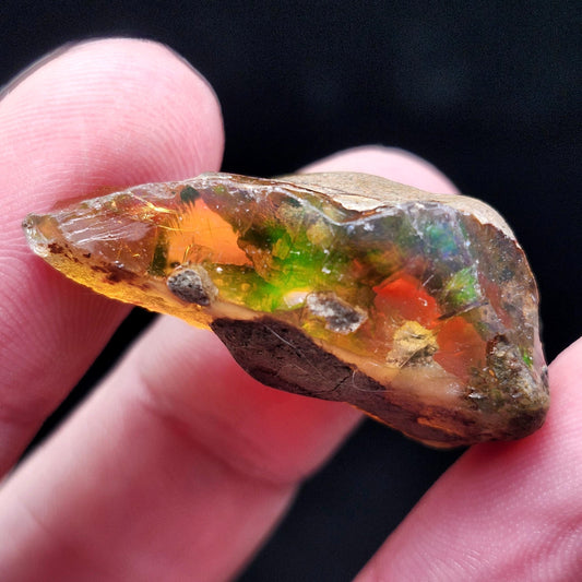 Raw Ethiopian Opal Specimen 7.8g, Welo Opal Crystal