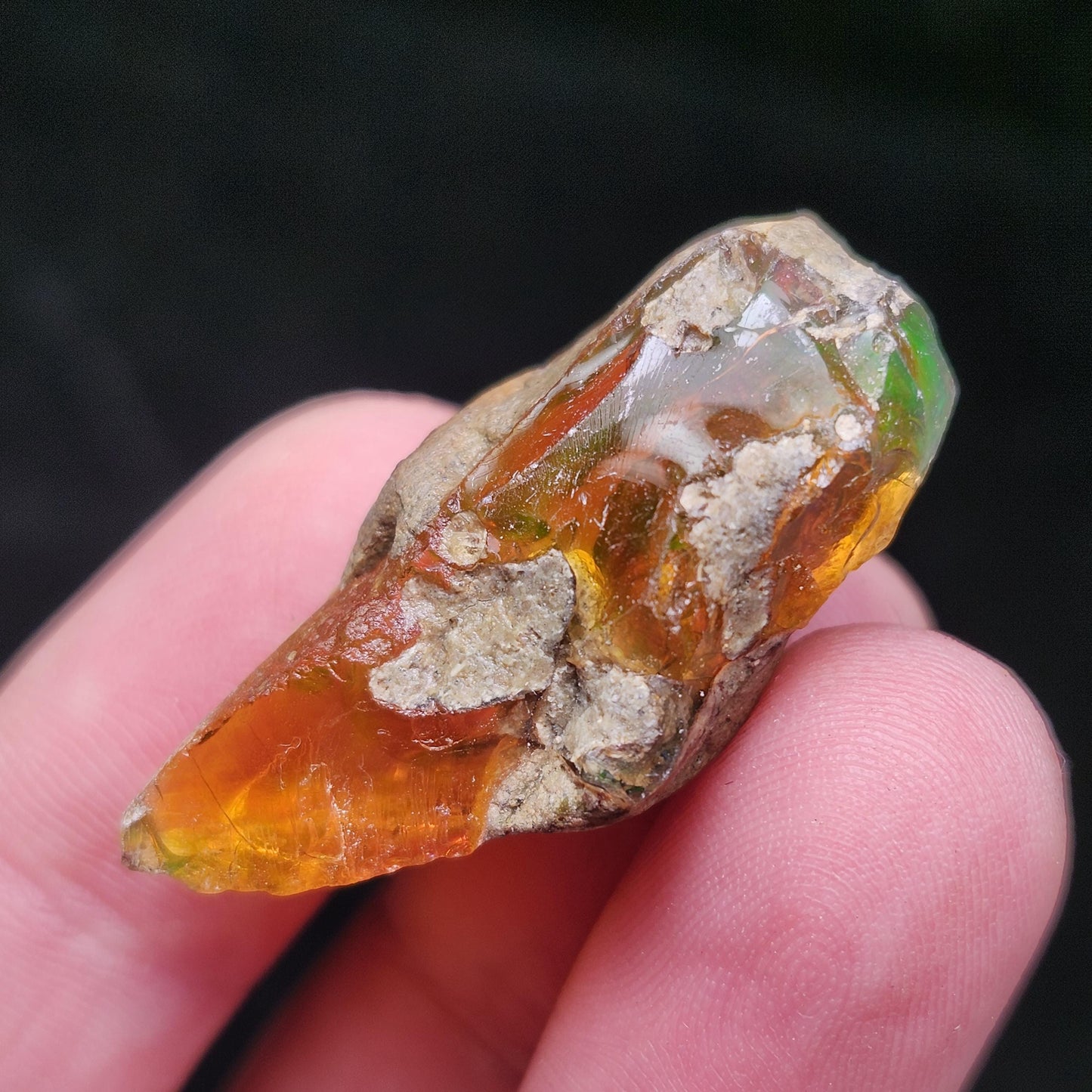 Raw Ethiopian Opal Specimen 7.8g, Welo Opal Crystal