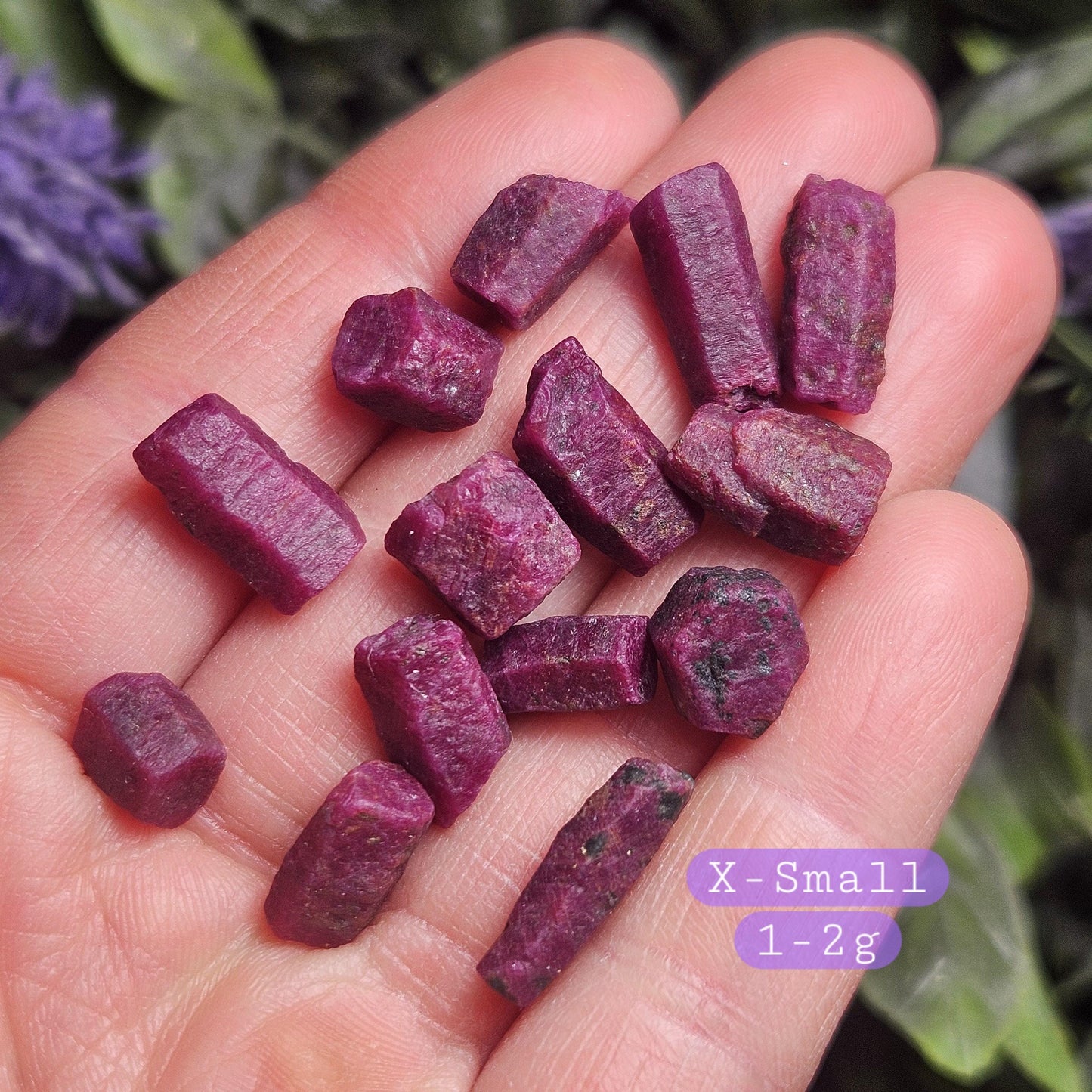 Raw Ruby Crystal Specimen: Natural Burgundy Ruby Stone, Red Corundum