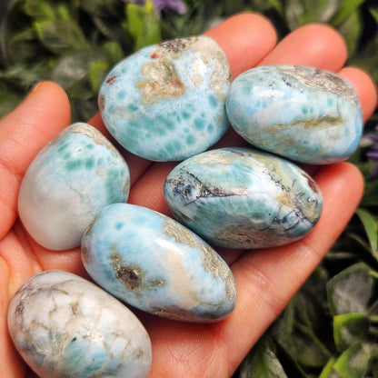 Larimar Tumbled Stone, 1