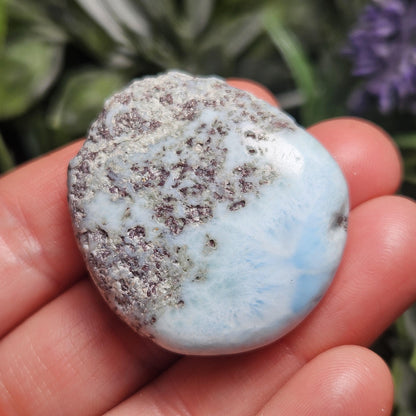 Polished Larimar Tumbled Stone, 1