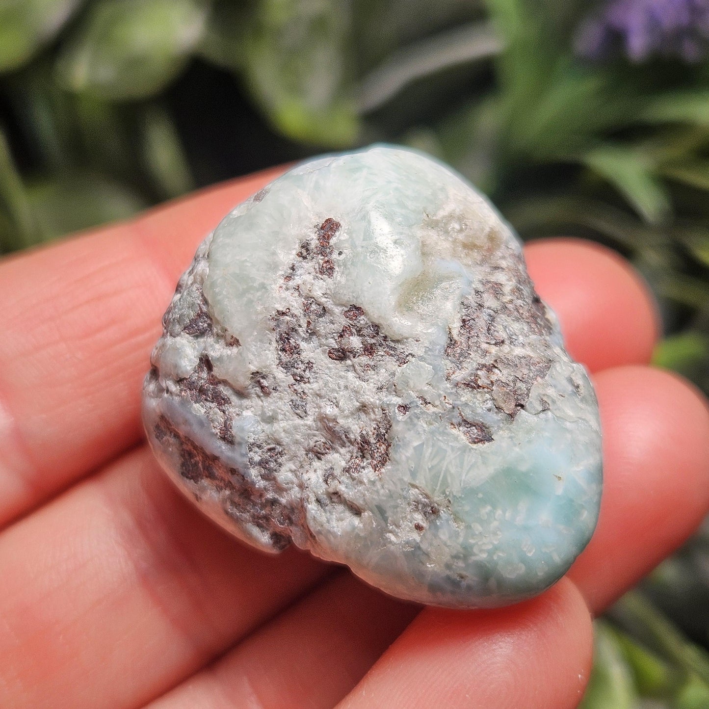 Polished Larimar Tumbled Stone, 1