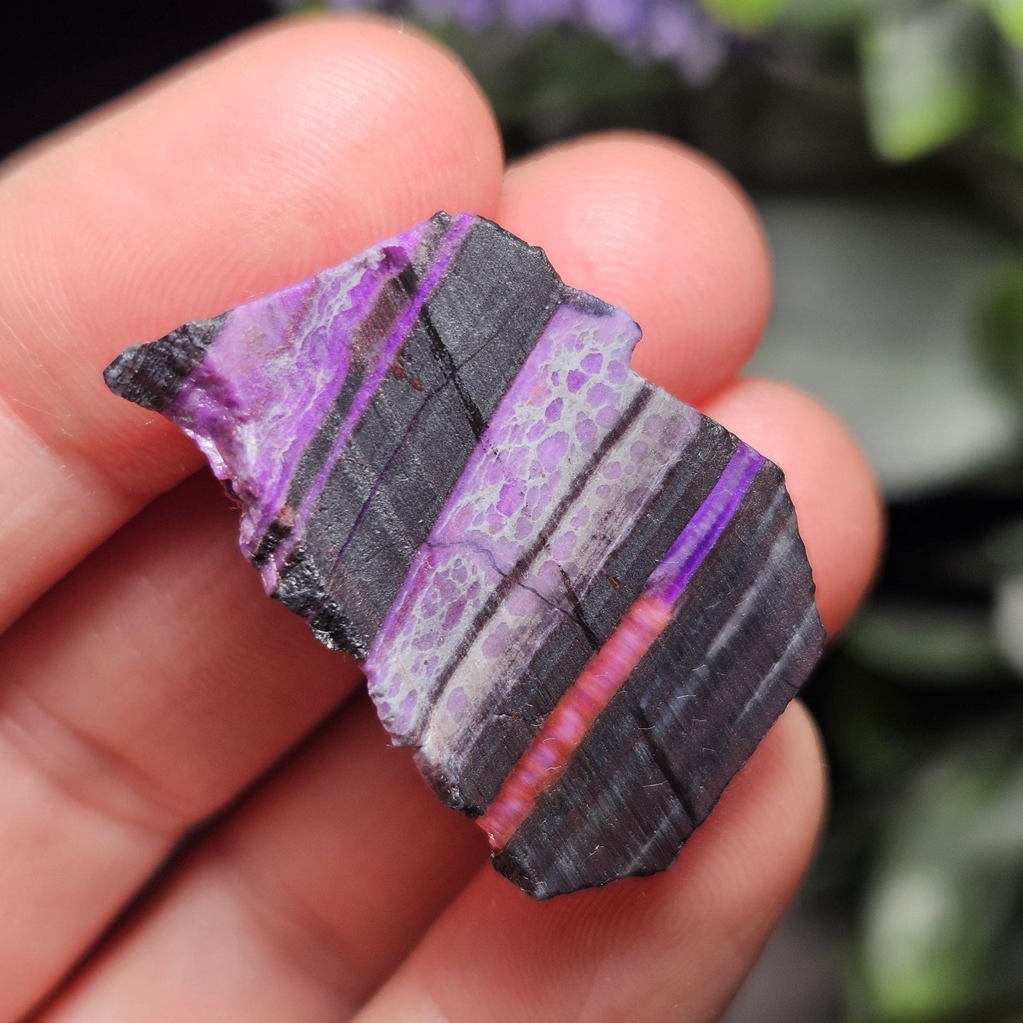 Raw Sugilite Crystal 8.0g, South African Sugilite OLD STOCK