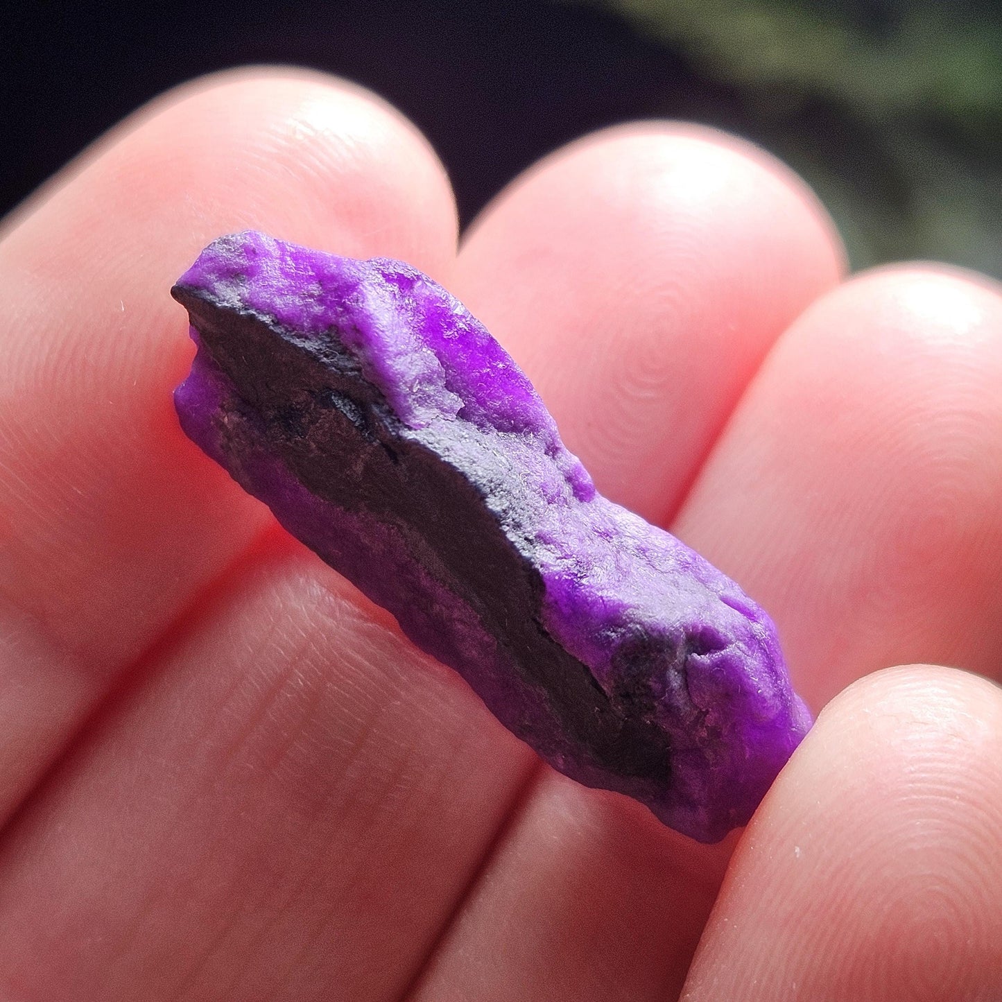 Gel Sugilite Crystal 3.3g, Raw South African Sugilite Stone Specimen