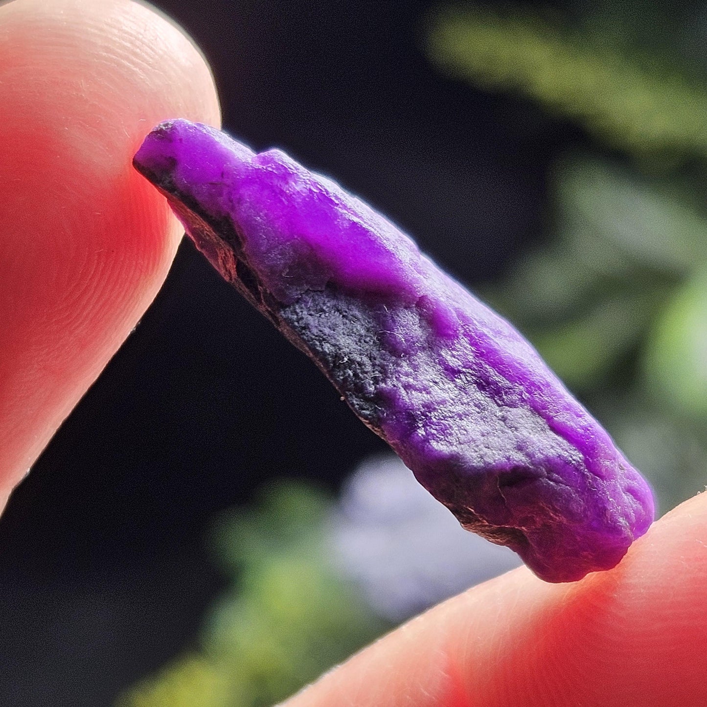 Gel Sugilite Crystal 3.3g, Raw South African Sugilite Stone Specimen