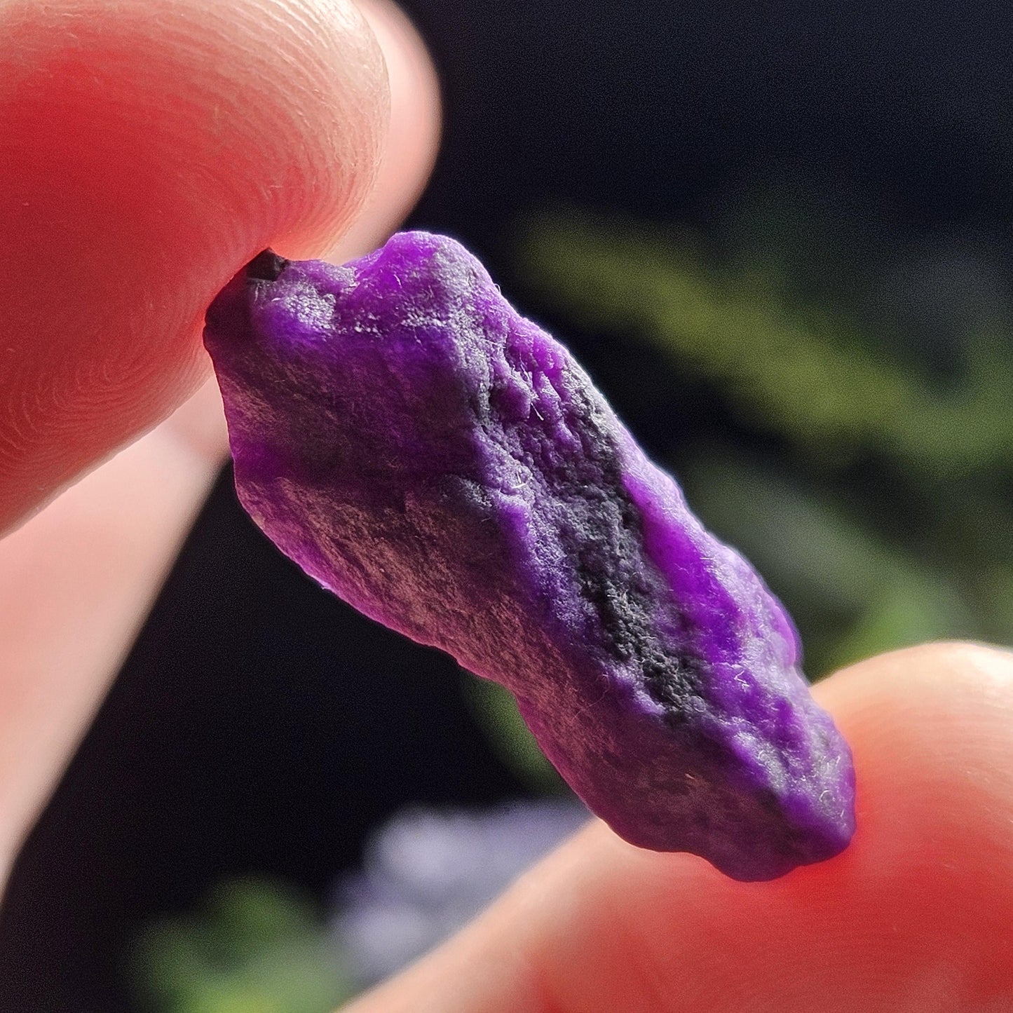 Gel Sugilite Crystal 3.3g, Raw South African Sugilite Stone Specimen