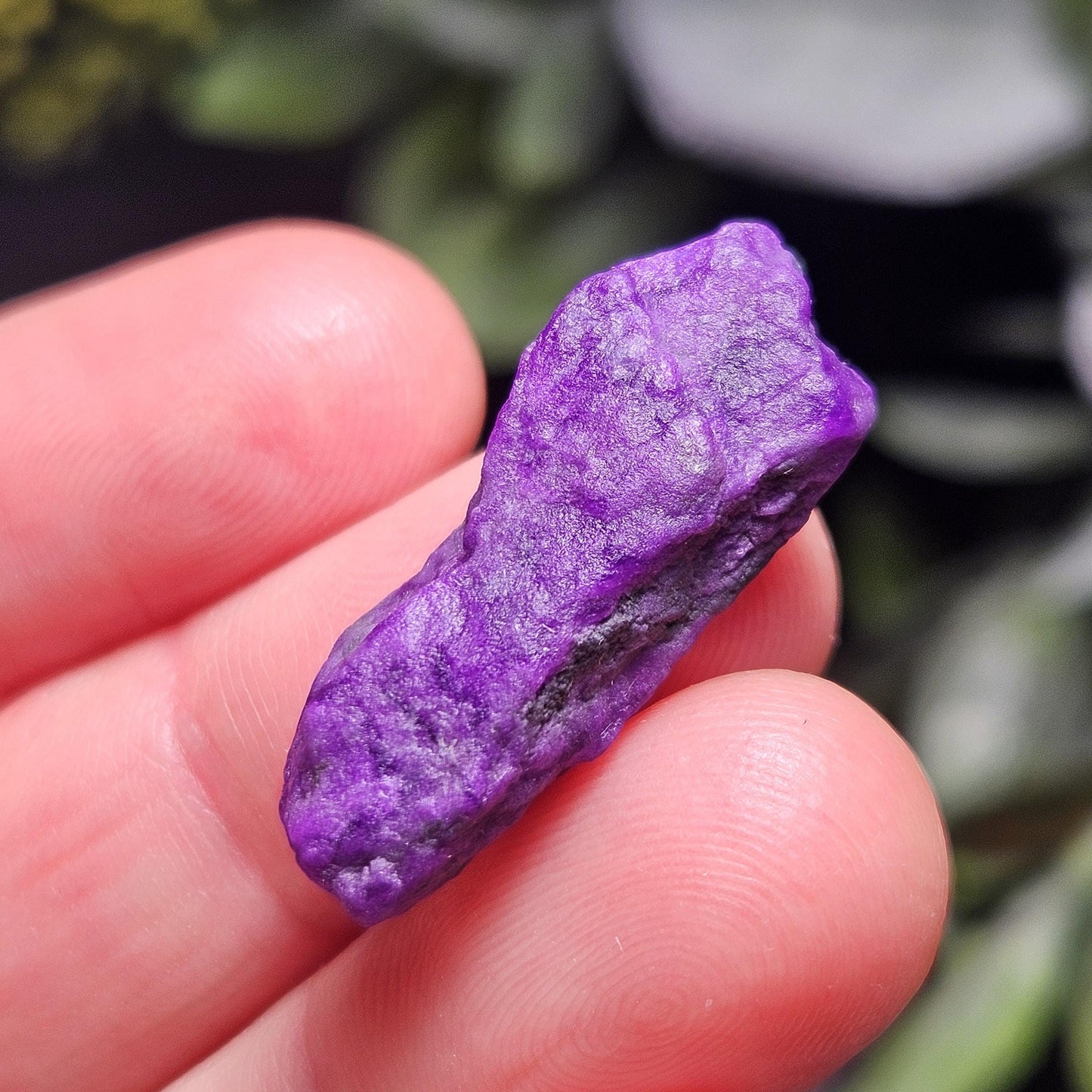 Gel Sugilite Crystal 3.3g, Raw South African Sugilite Stone Specimen