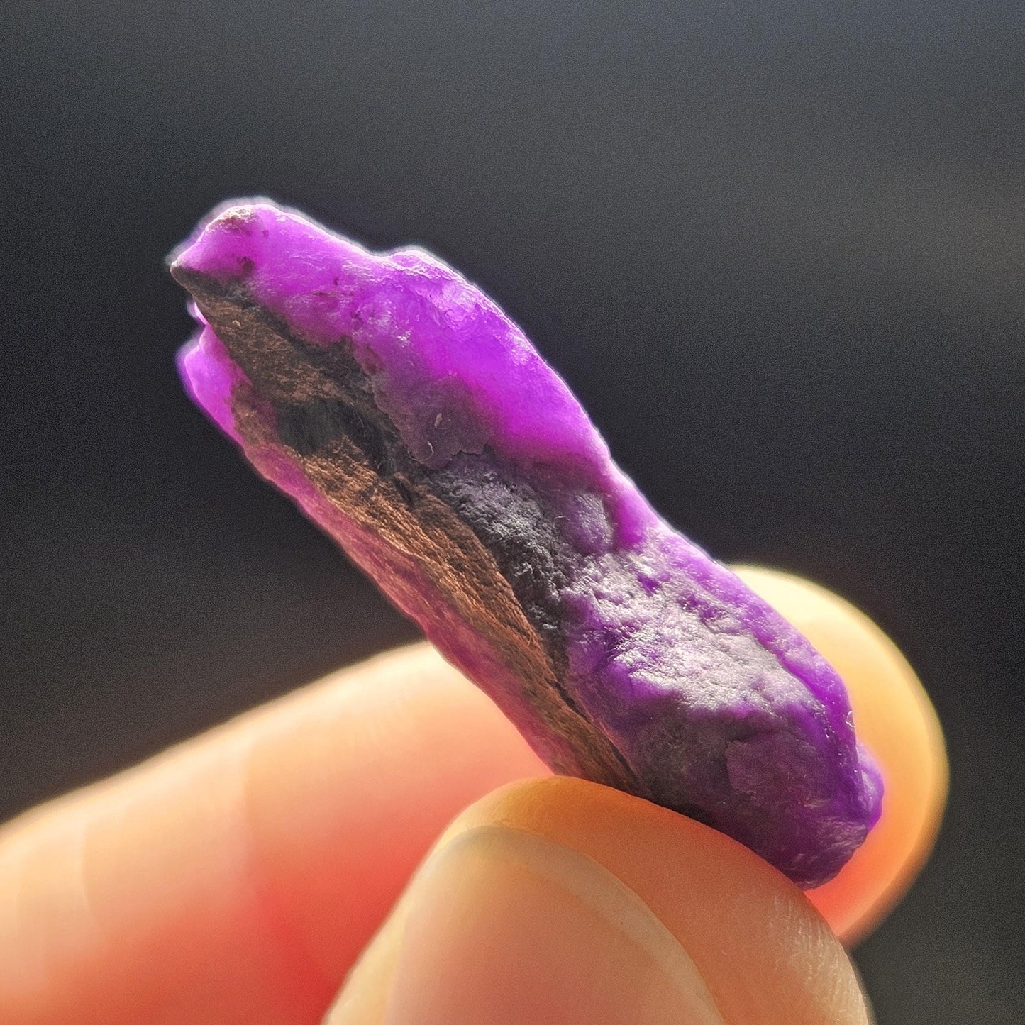 Gel Sugilite Crystal 3.3g, Raw South African Sugilite Stone Specimen