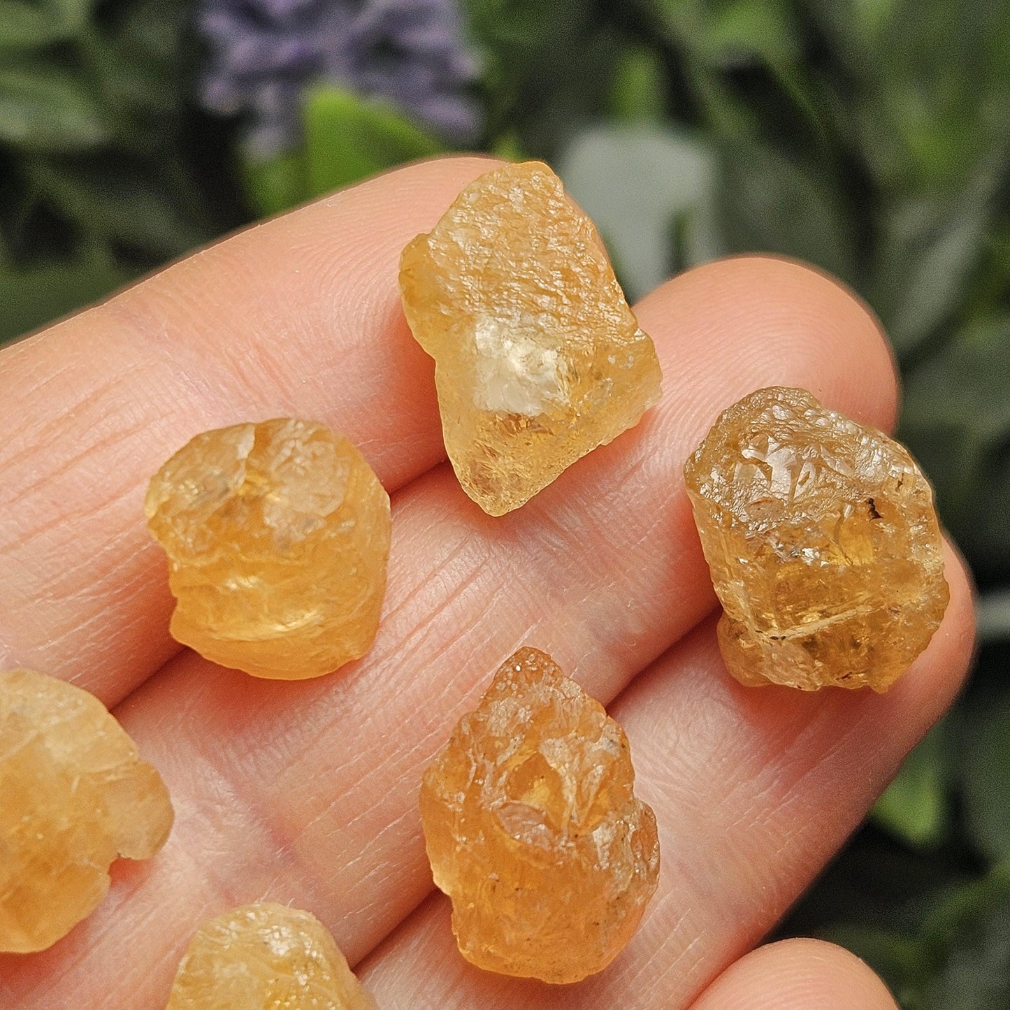 Etched Golden Topaz Crystal 2