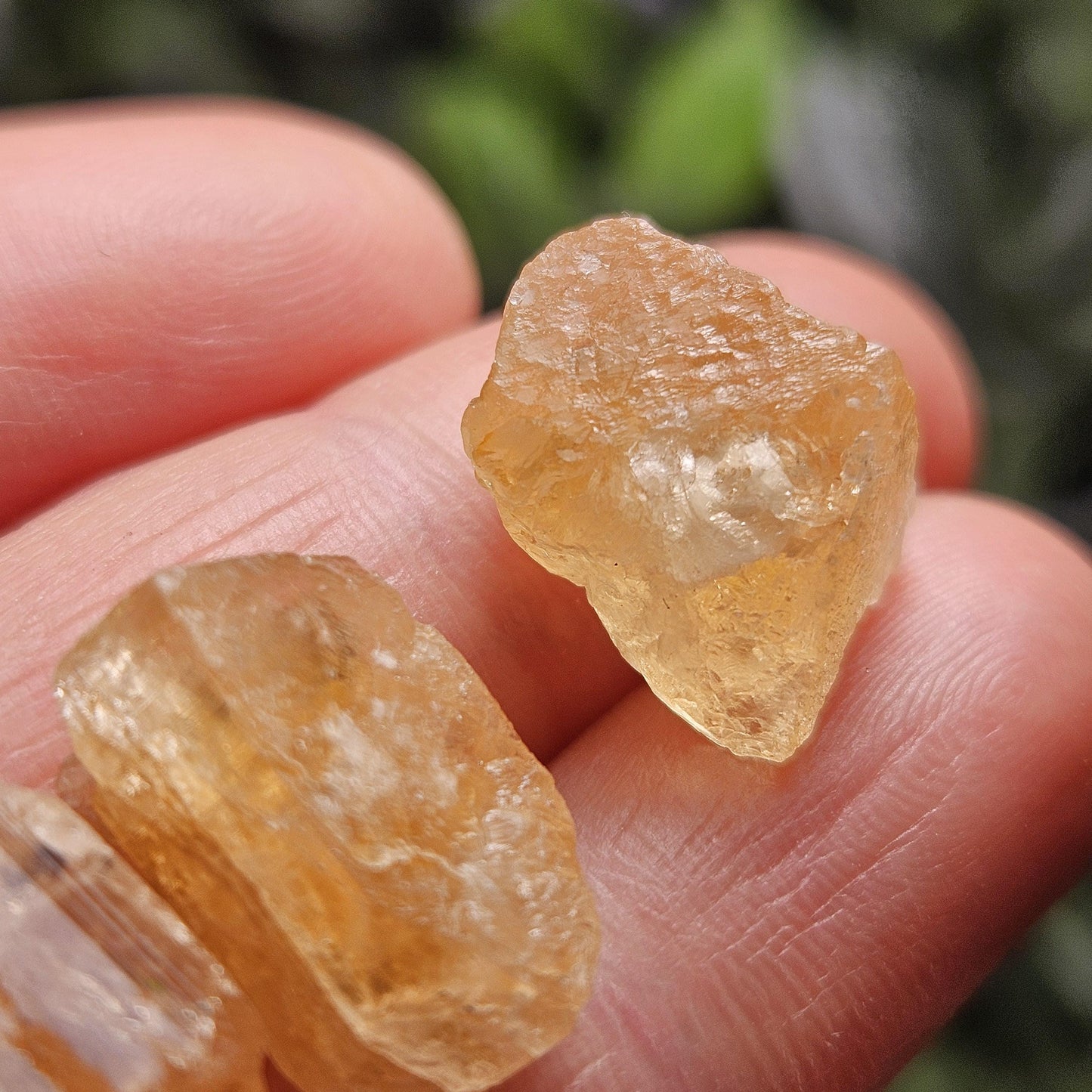 Etched Golden Topaz Crystal 2