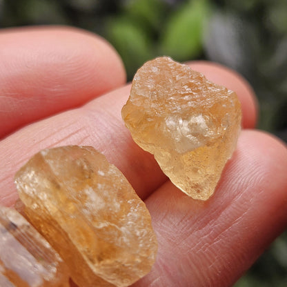 Etched Golden Topaz Crystal 2