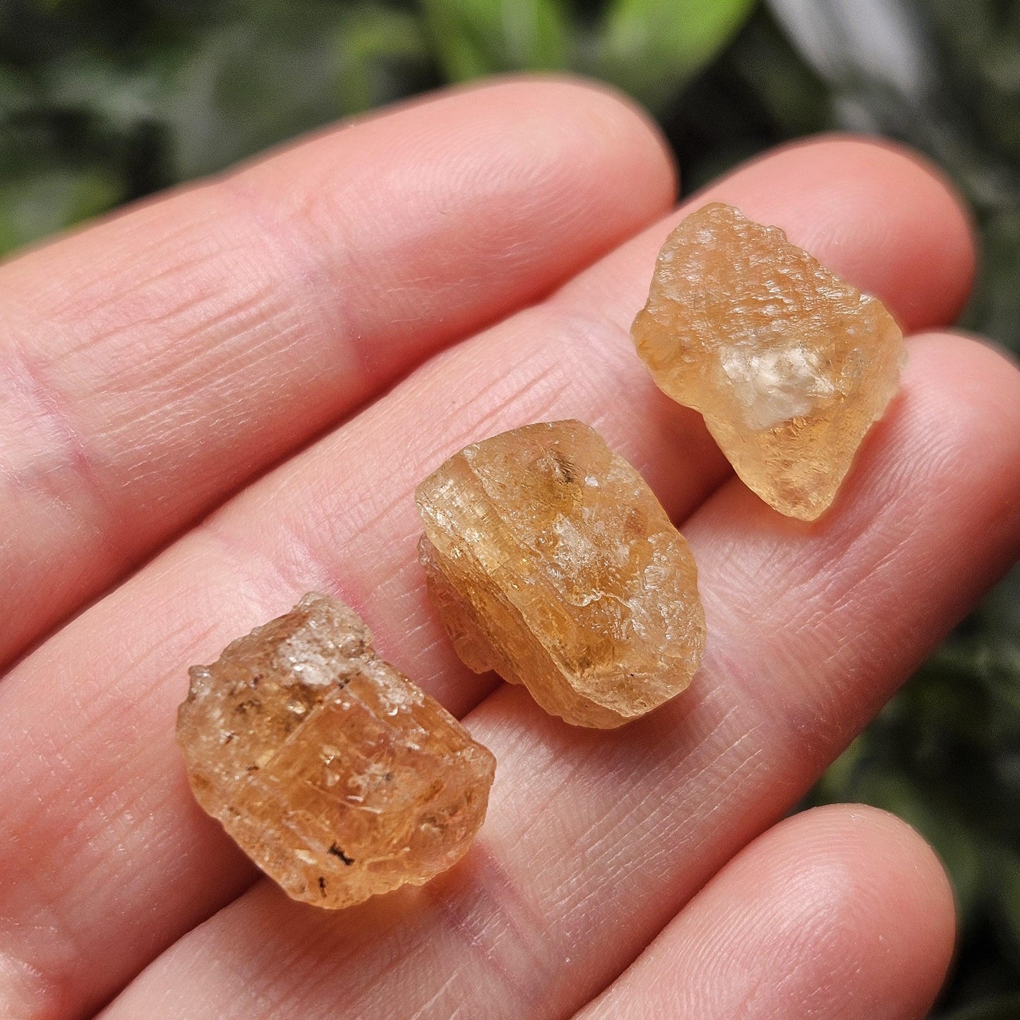 Etched Golden Topaz Crystal 2