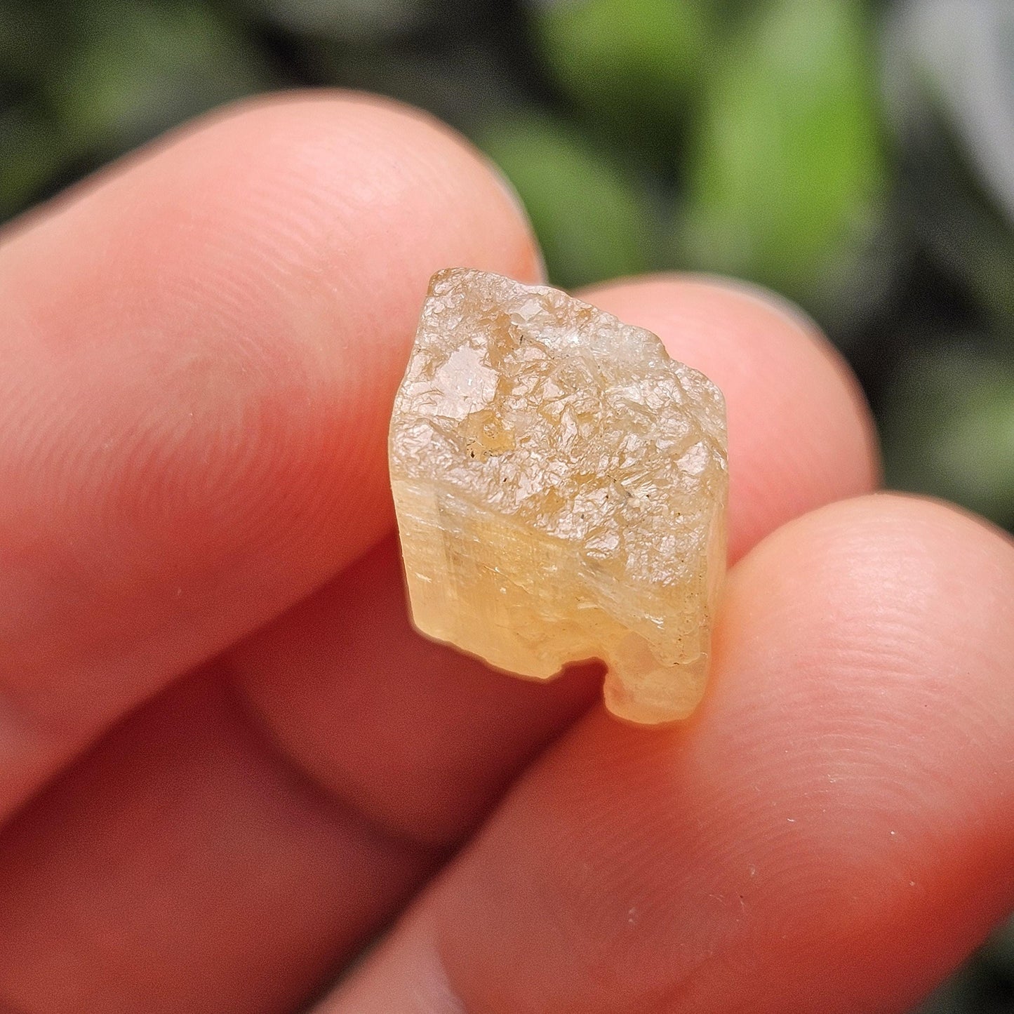 Etched Golden Topaz Crystal 2