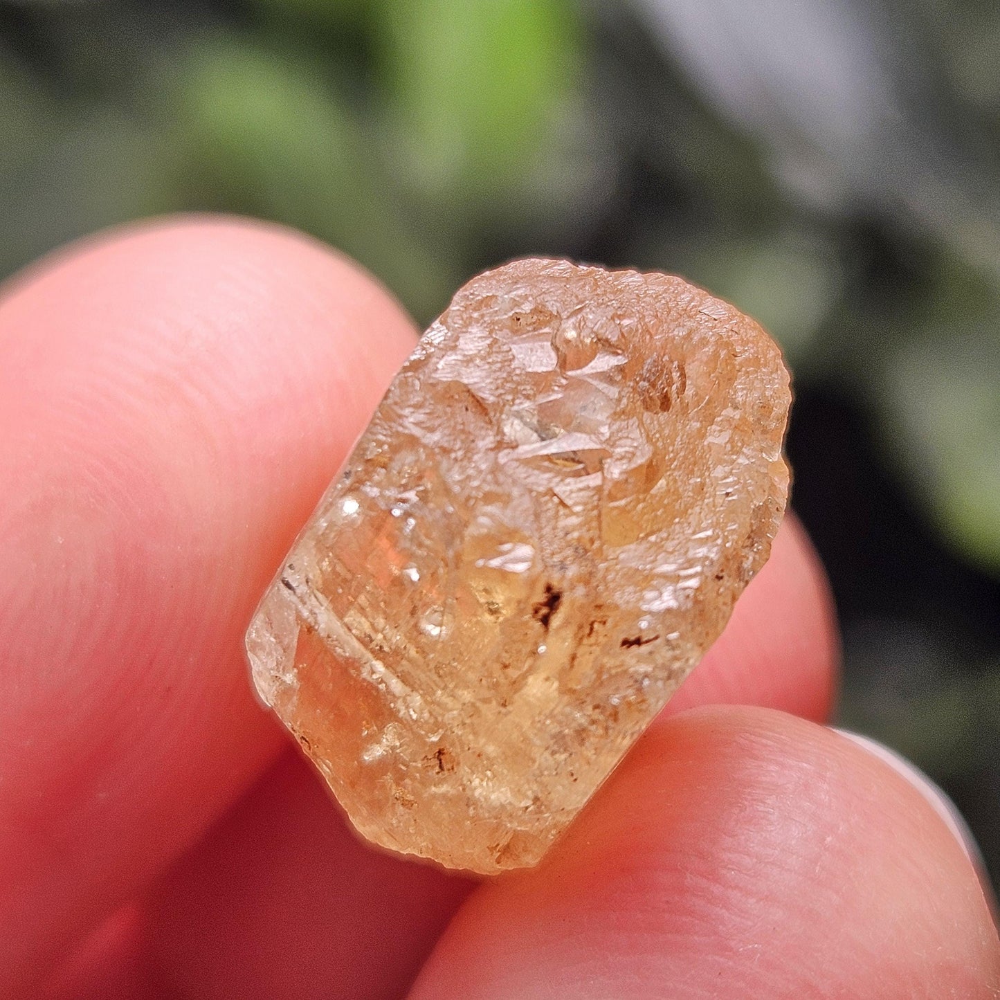 Etched Golden Topaz Crystal 2