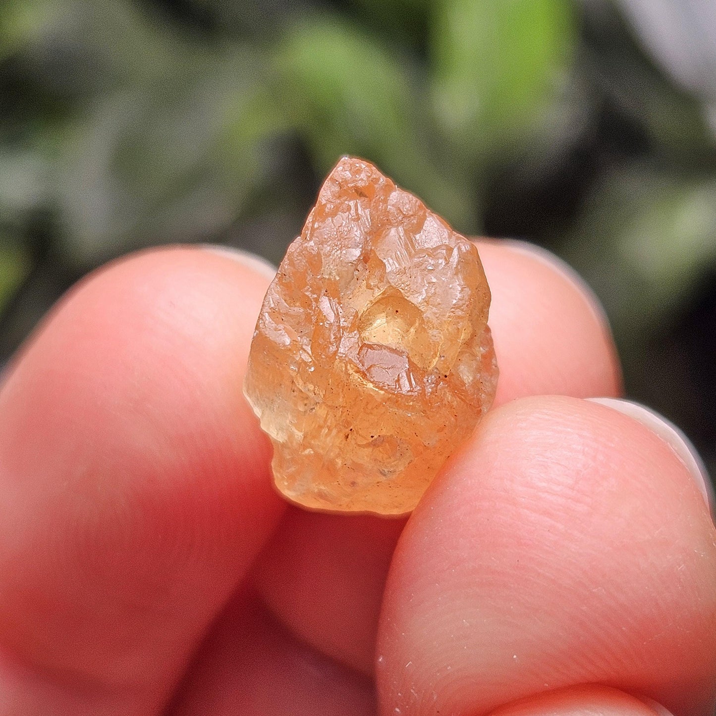 Etched Golden Topaz Crystal 2